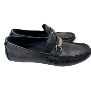 Cole Haan Men's Black Leather Horsebit Driving Loafers Size 8.5M (C11835)